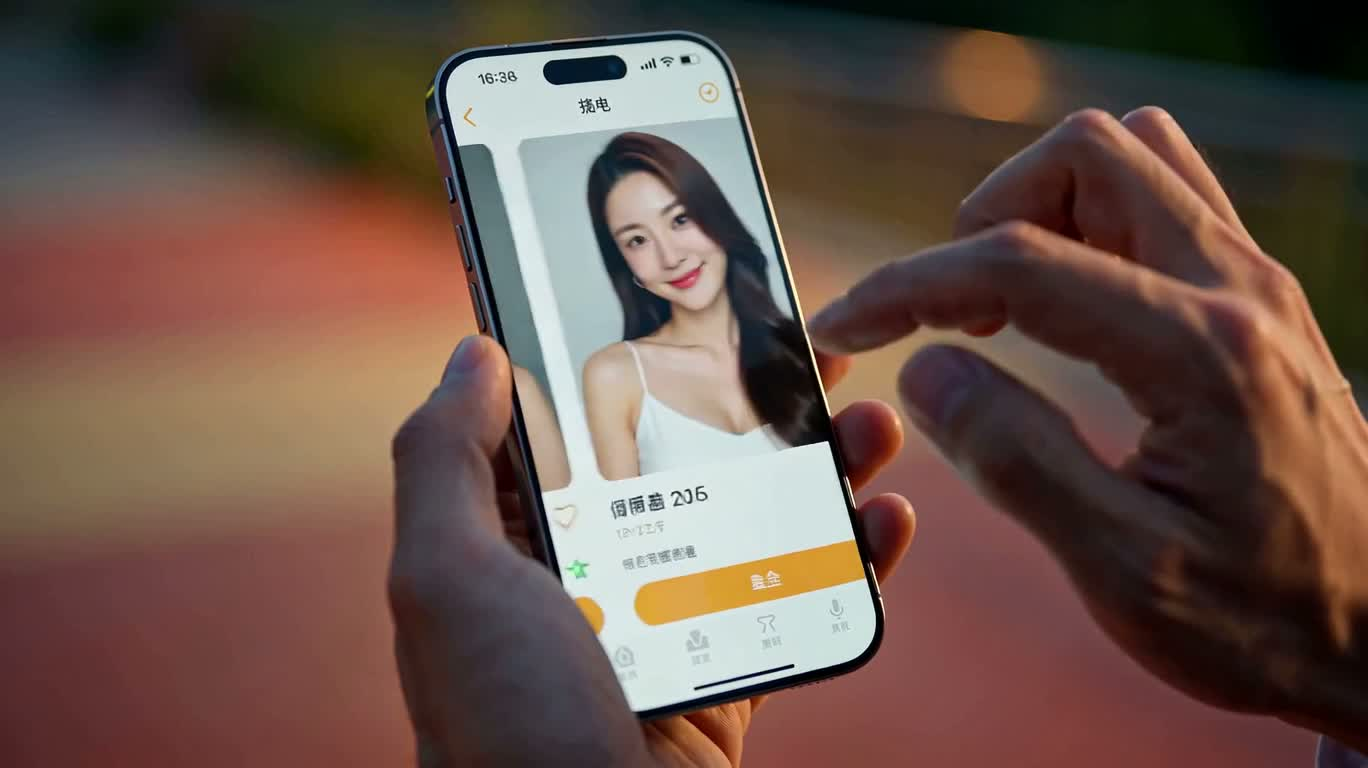 휴대폰 화면 속 만남이 현실로