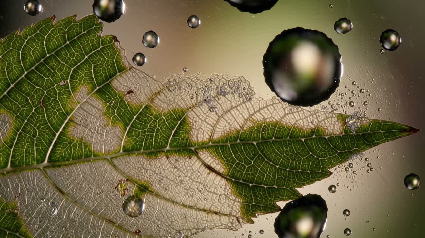 Microscopic Landscape on a Glass Slide
