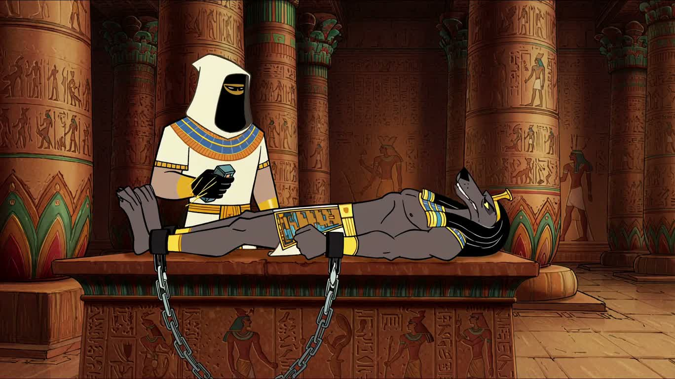 La farce du temple d'Anubis