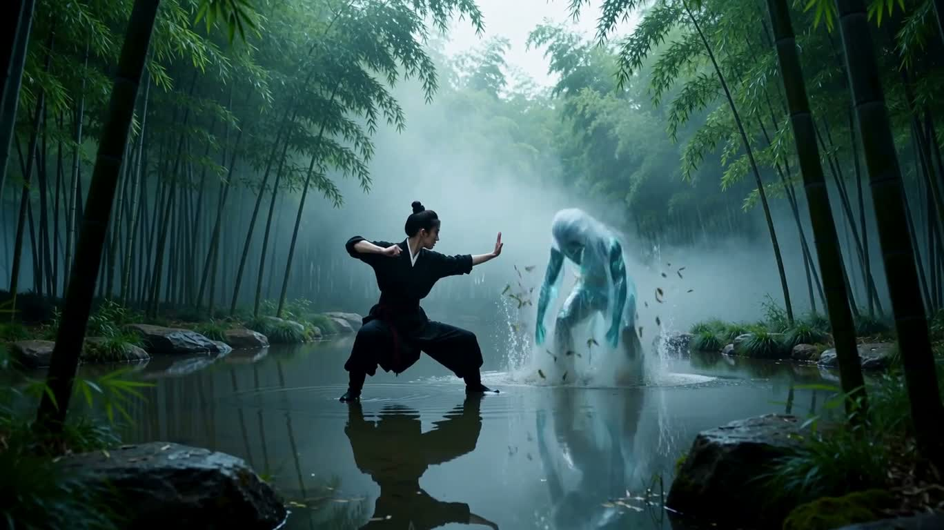 竹林水魄对决