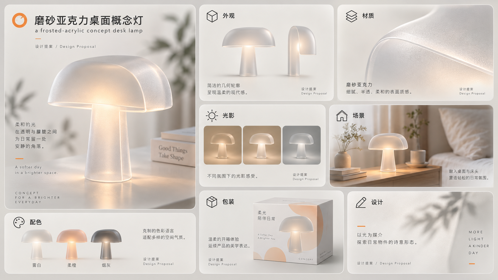磨砂亚克力概念产品Bento展示板 — AI image creation