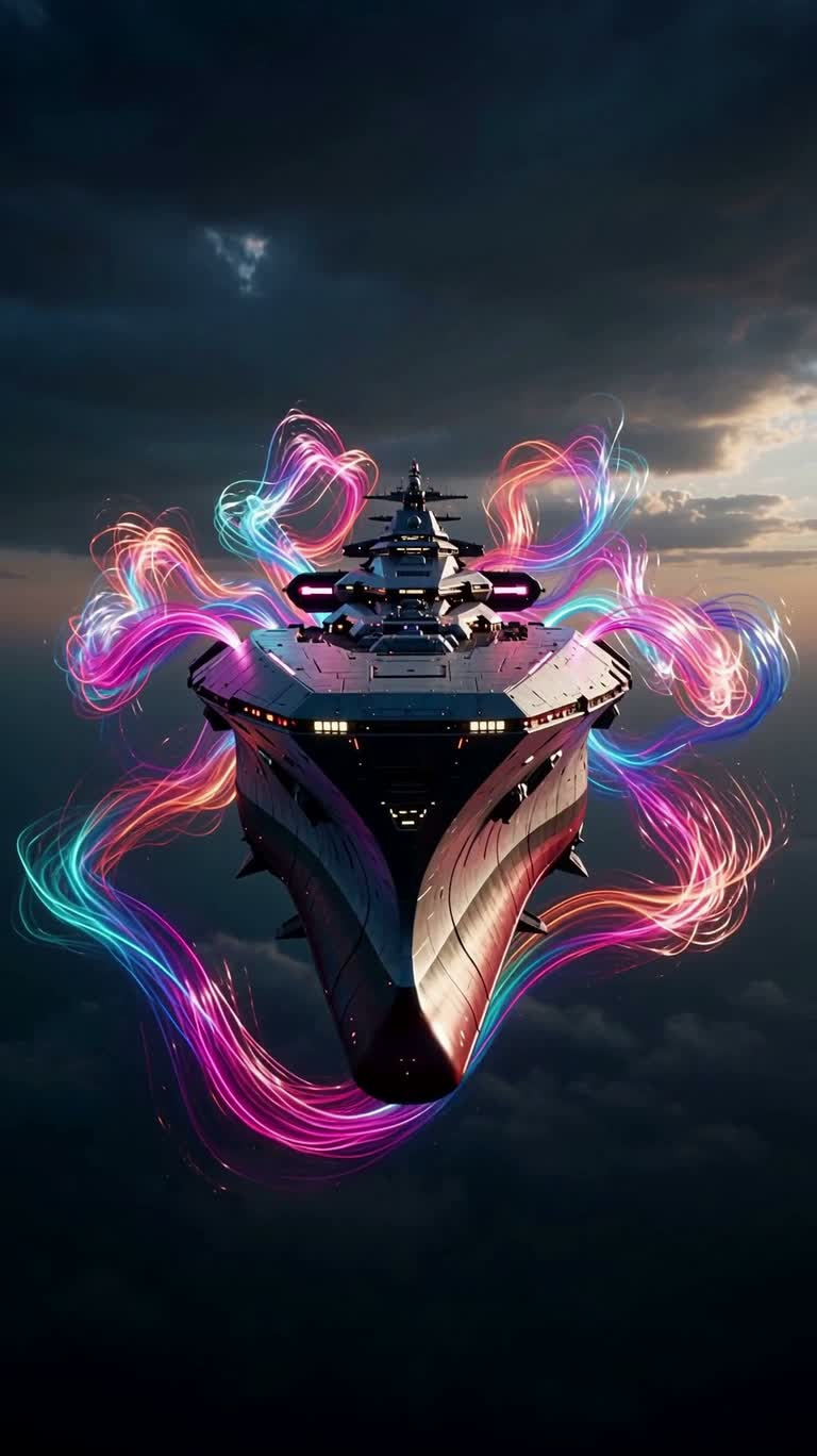 霓彩巨舰