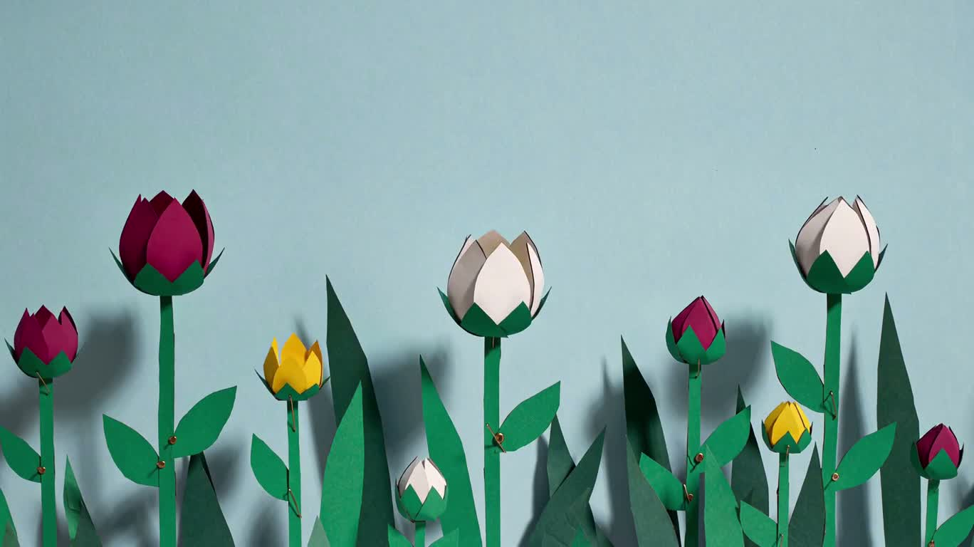 Paper Garden and the Wind-Chasing Bee