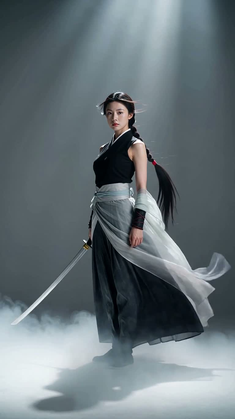 Vũ điệu kiếm ảnh mực