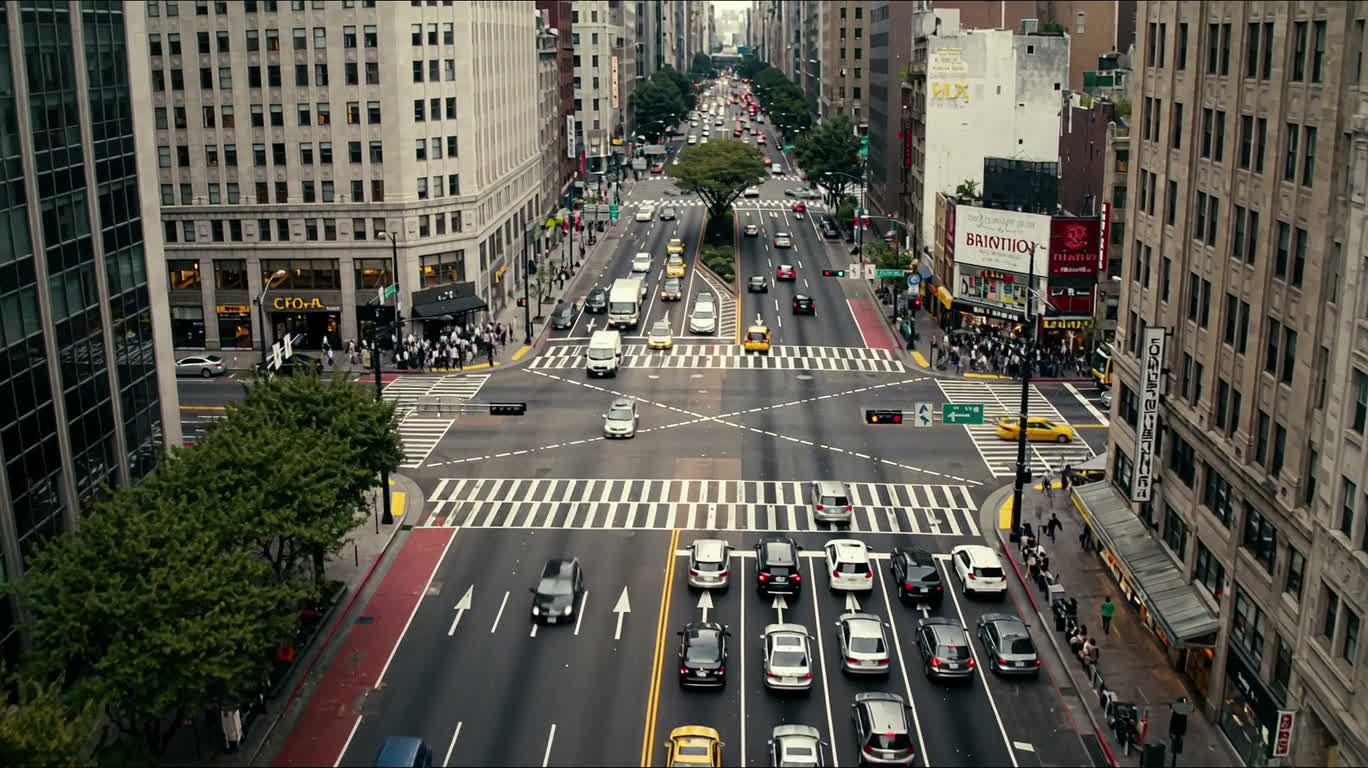 Carrefour urbain — AI video creation