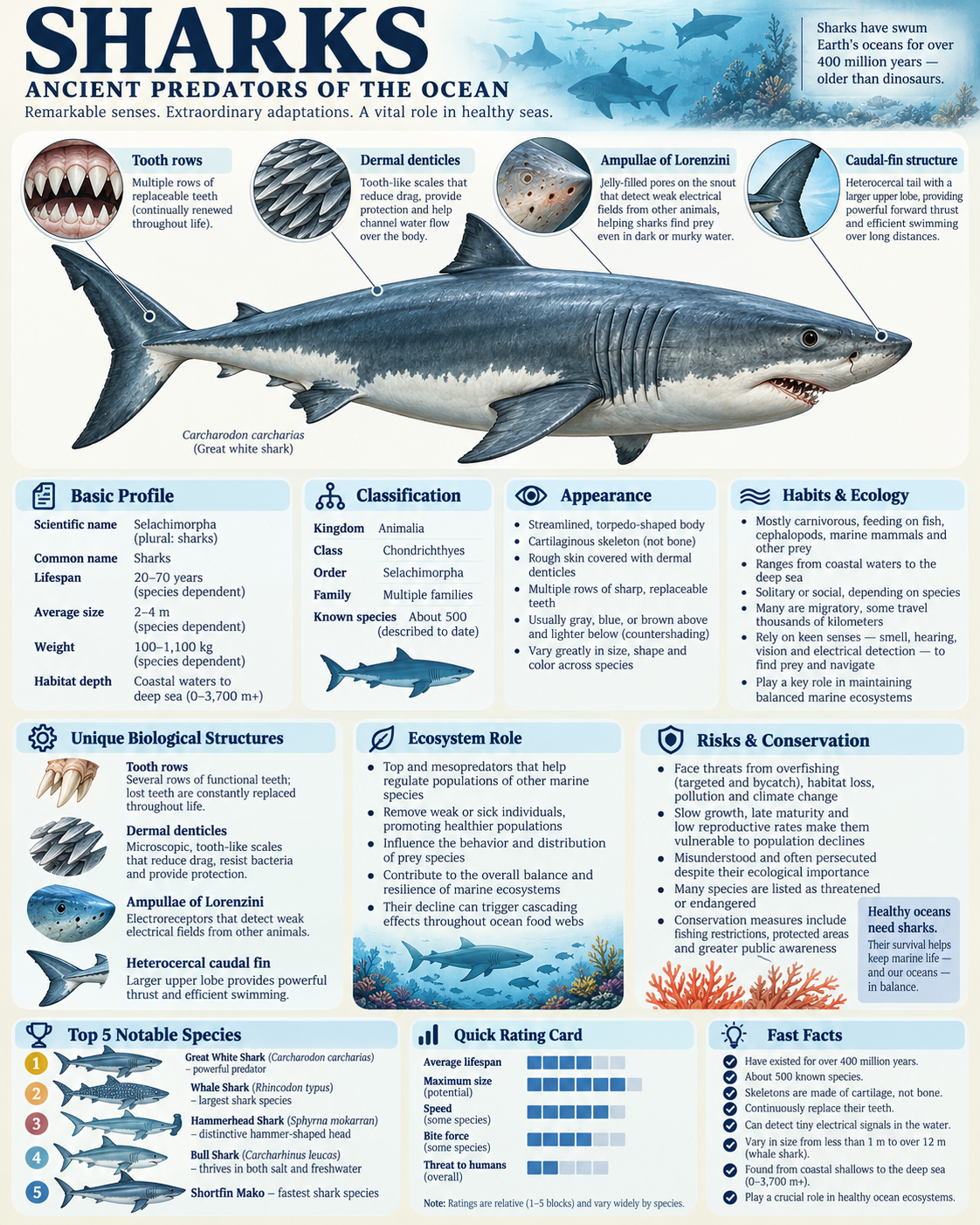 Encyclopédie des requins : le maître des profondeurs révélé