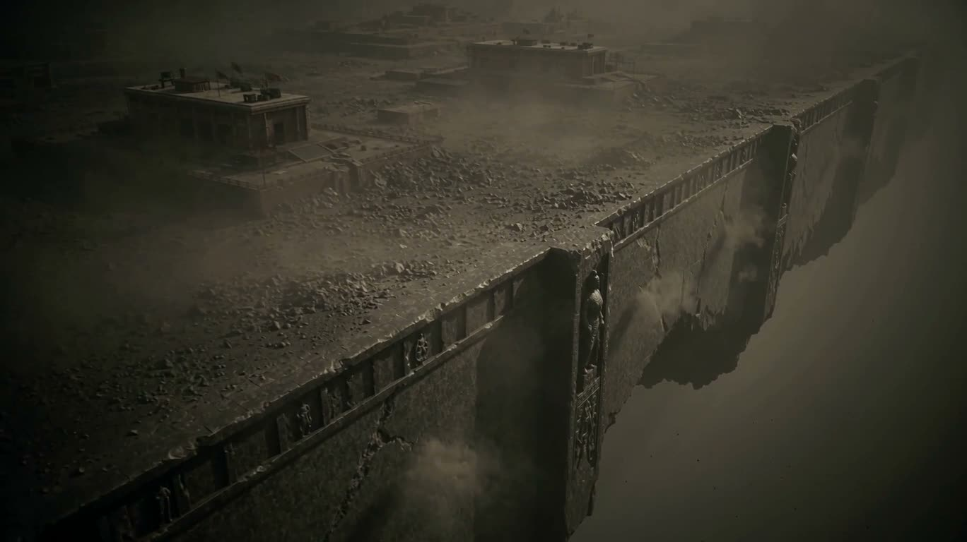 La Grande Muraille au-dessus du vide infini
