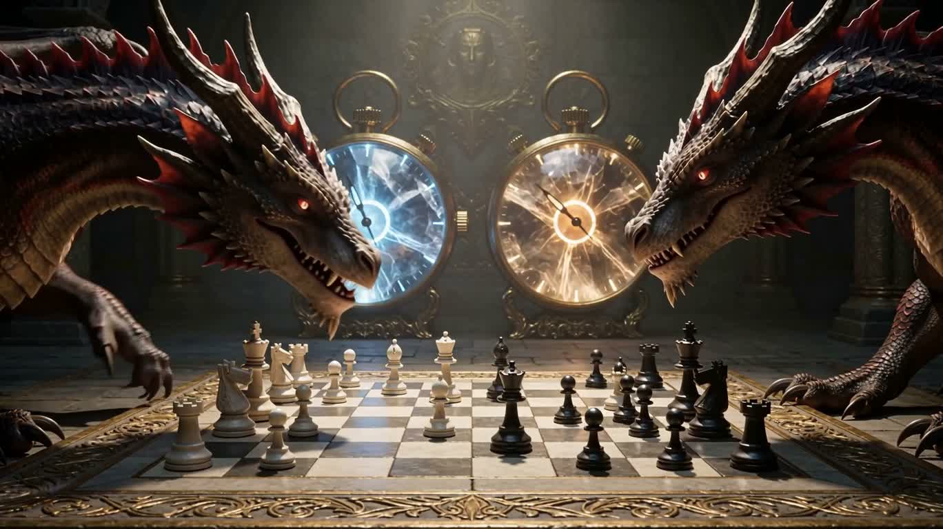 晶表龙棋对弈
