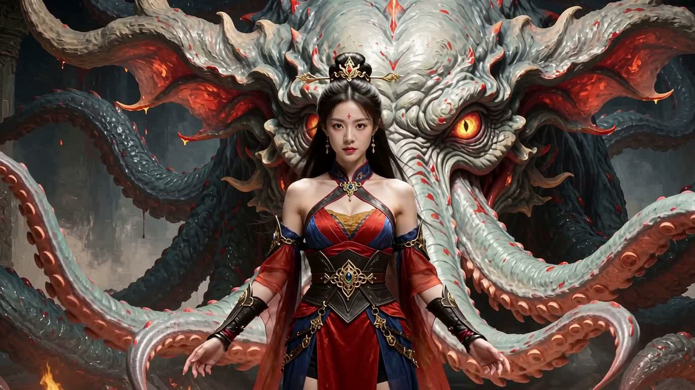 画笔下的施法者