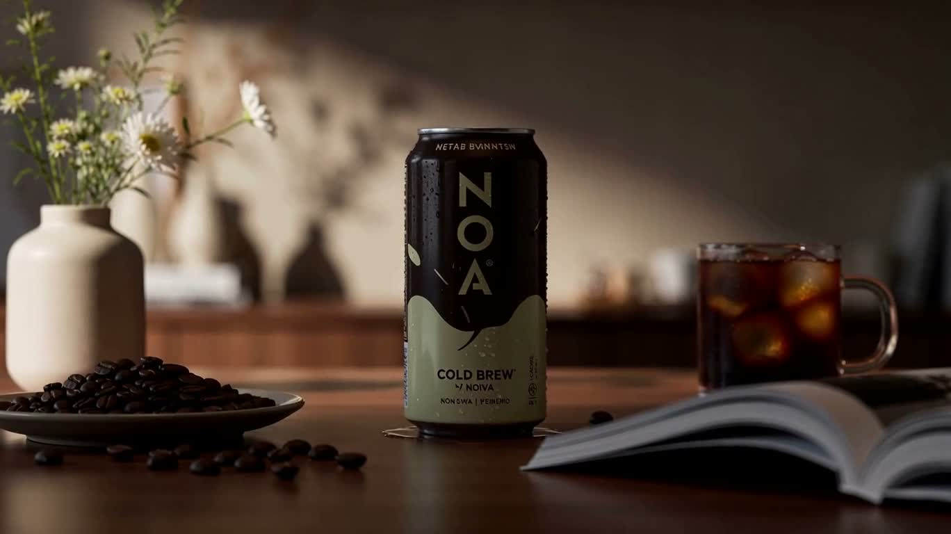 Quảng cáo thương mại cao cấp cà phê ủ lạnh NOVA