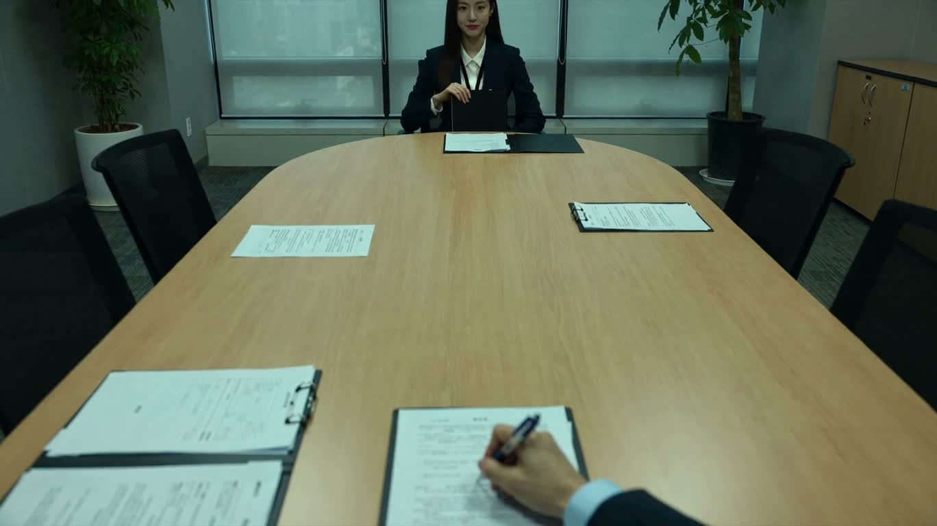 Hesitation in the Interview — AI video creation