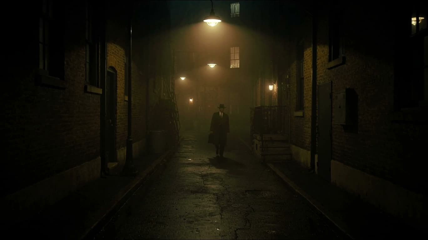 Detective in the Foggy Alley