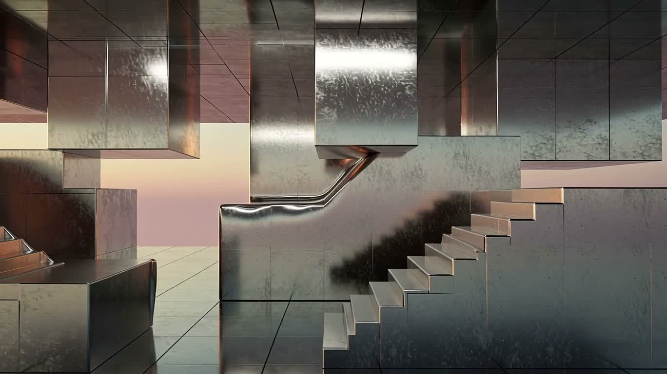 流动几何梦境 — AI video creation