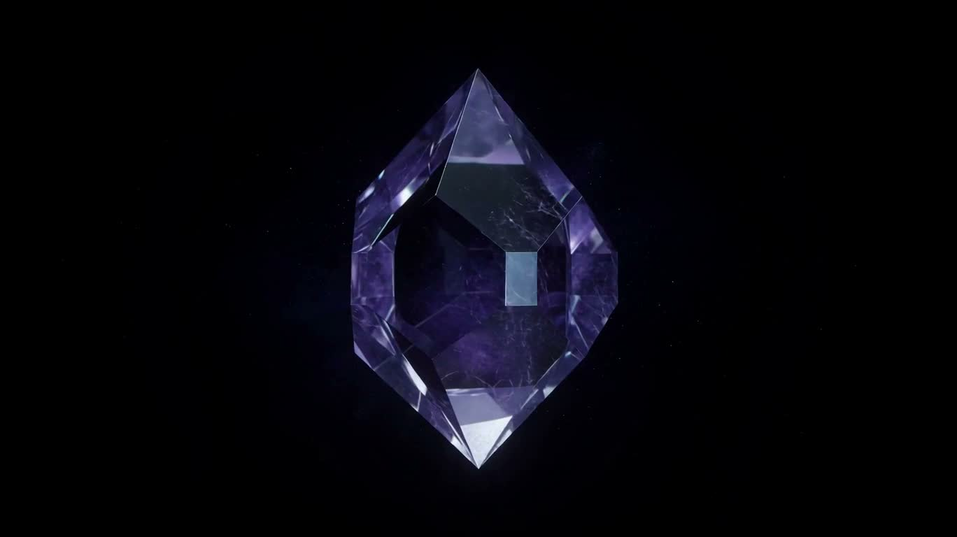 Éclat de cristal dans la nuit