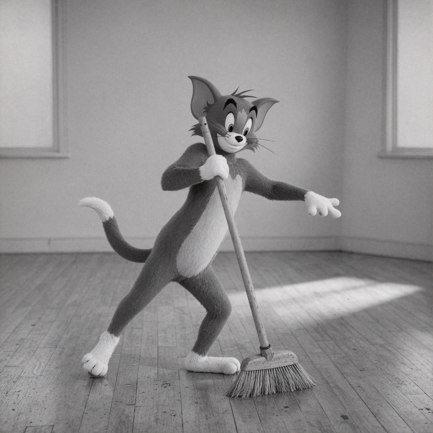 汤姆猫 · 给扫帚留半支探戈 — AI image creation