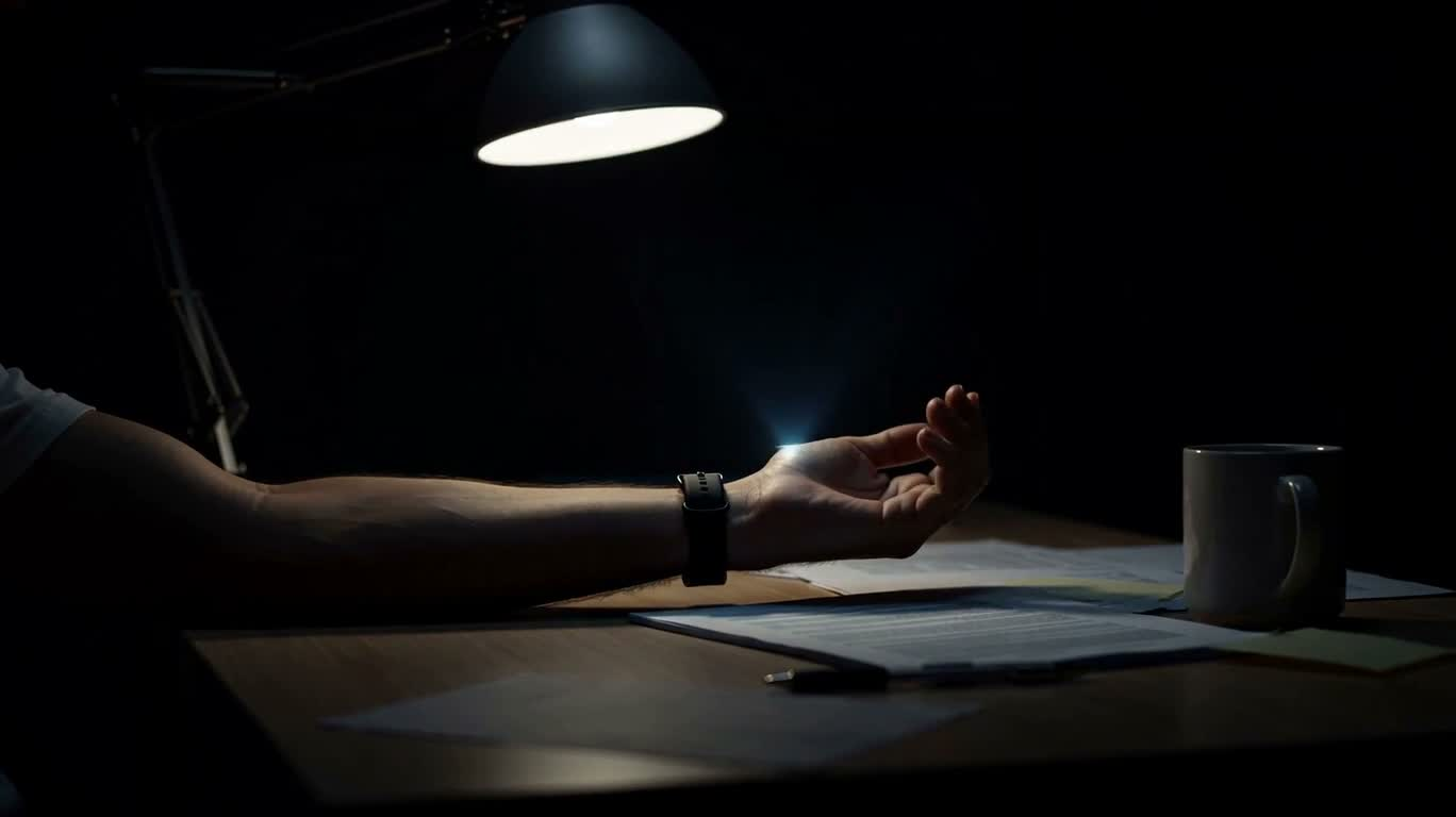 Station holographique flottante à bracelet