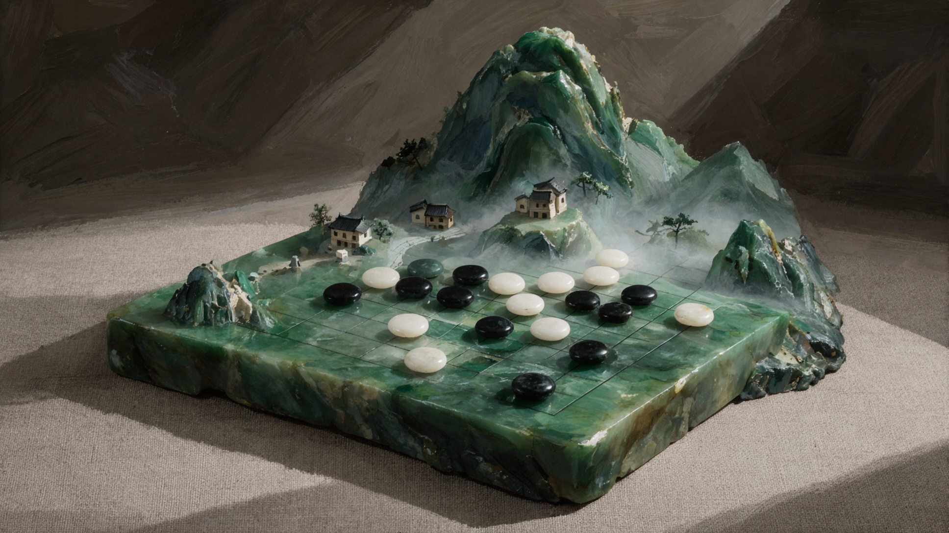 翡翠围棋 · 古典油画
