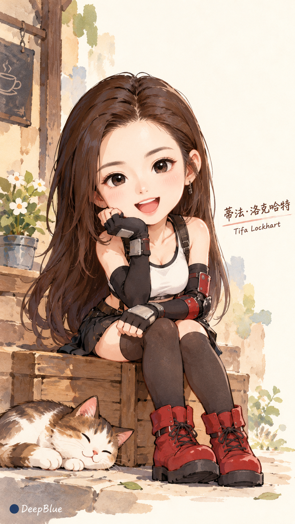 治愈系成年游戏角色Q版复古赛璐璐肖像