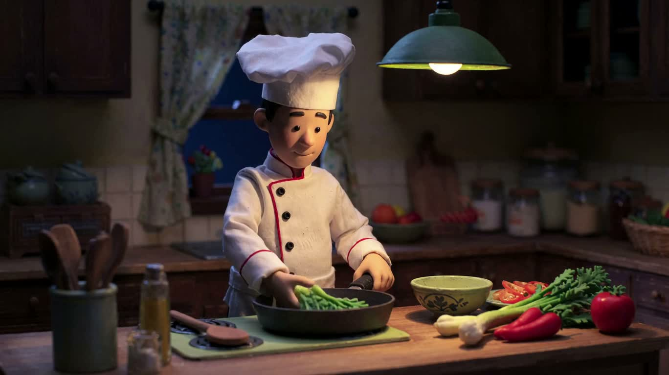 ミニシェフの心温まる料理