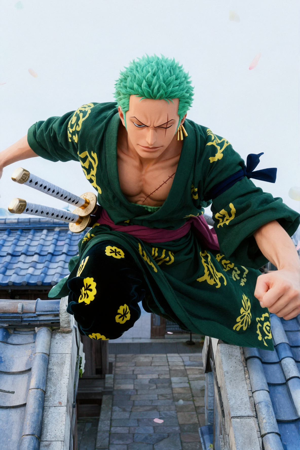 Roronoa Zoro · Over the Rooftops · Mirror Narrative