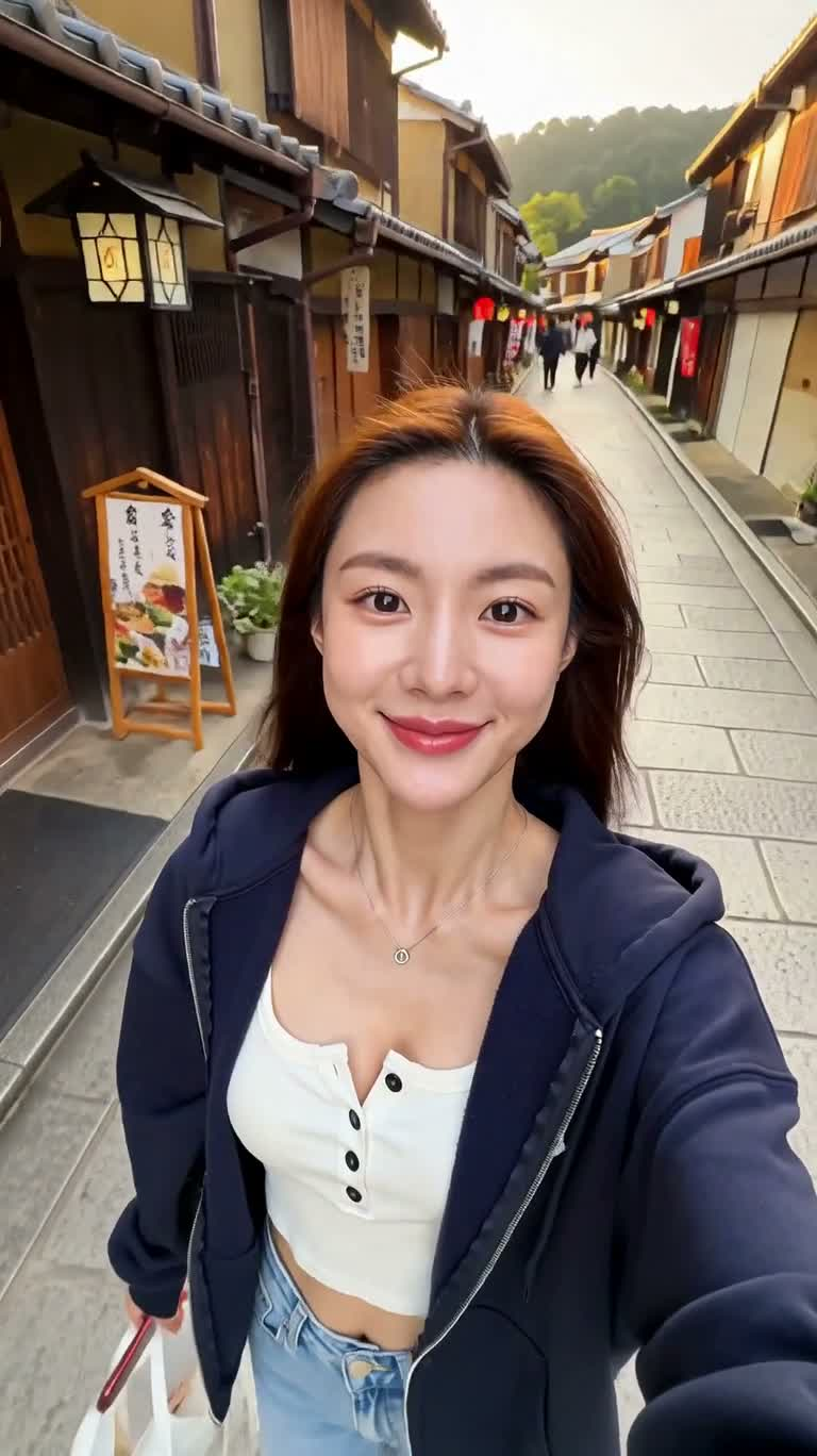 京都小巷的抹茶漫游