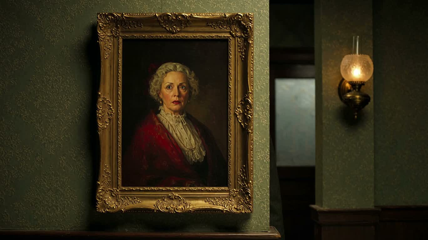 Stealing a Sip of Cola in the Painting