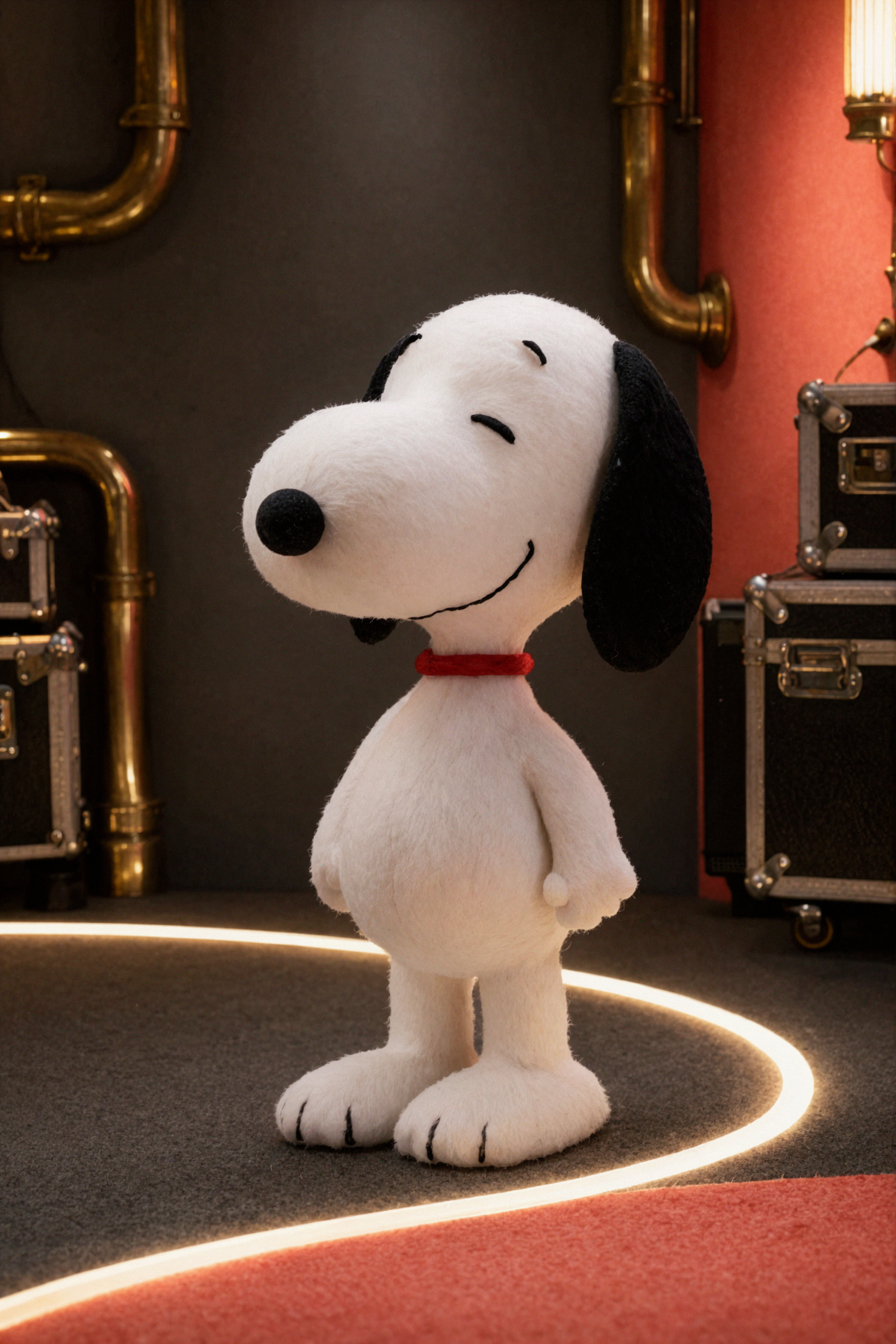 Snoopy · Ring Backlight — AI image creation