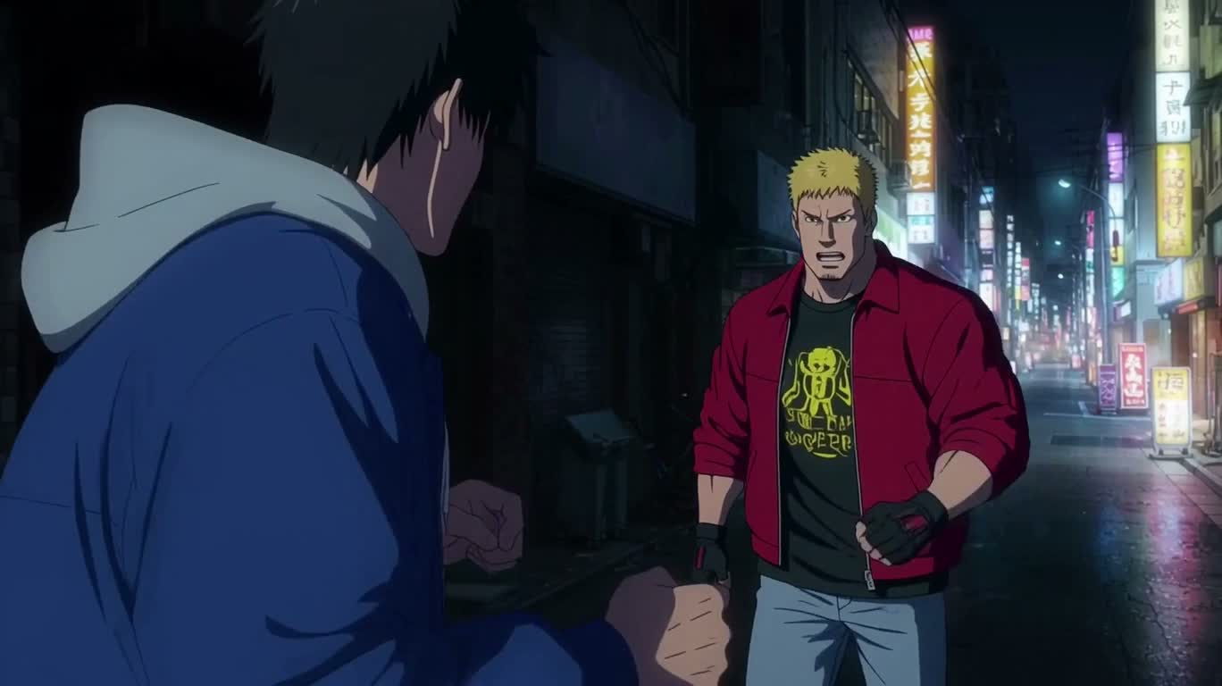 ネオン路地戦:戦闘レベル覚醒