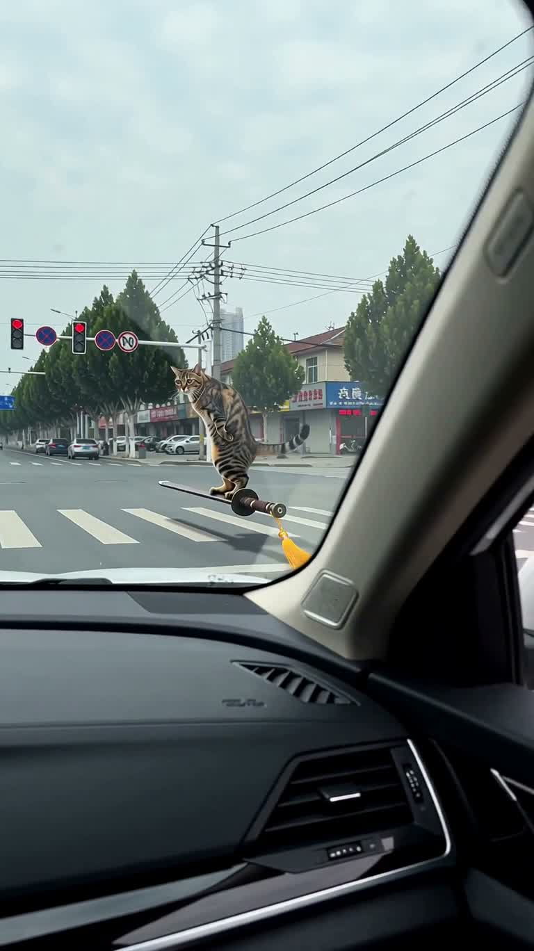 十字路口御剑猫