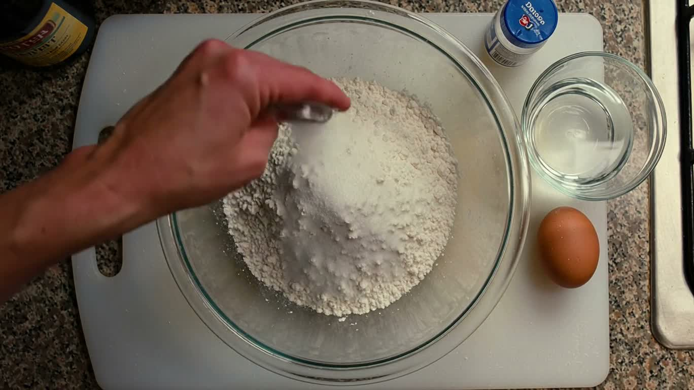 Pâte pétrie à la main