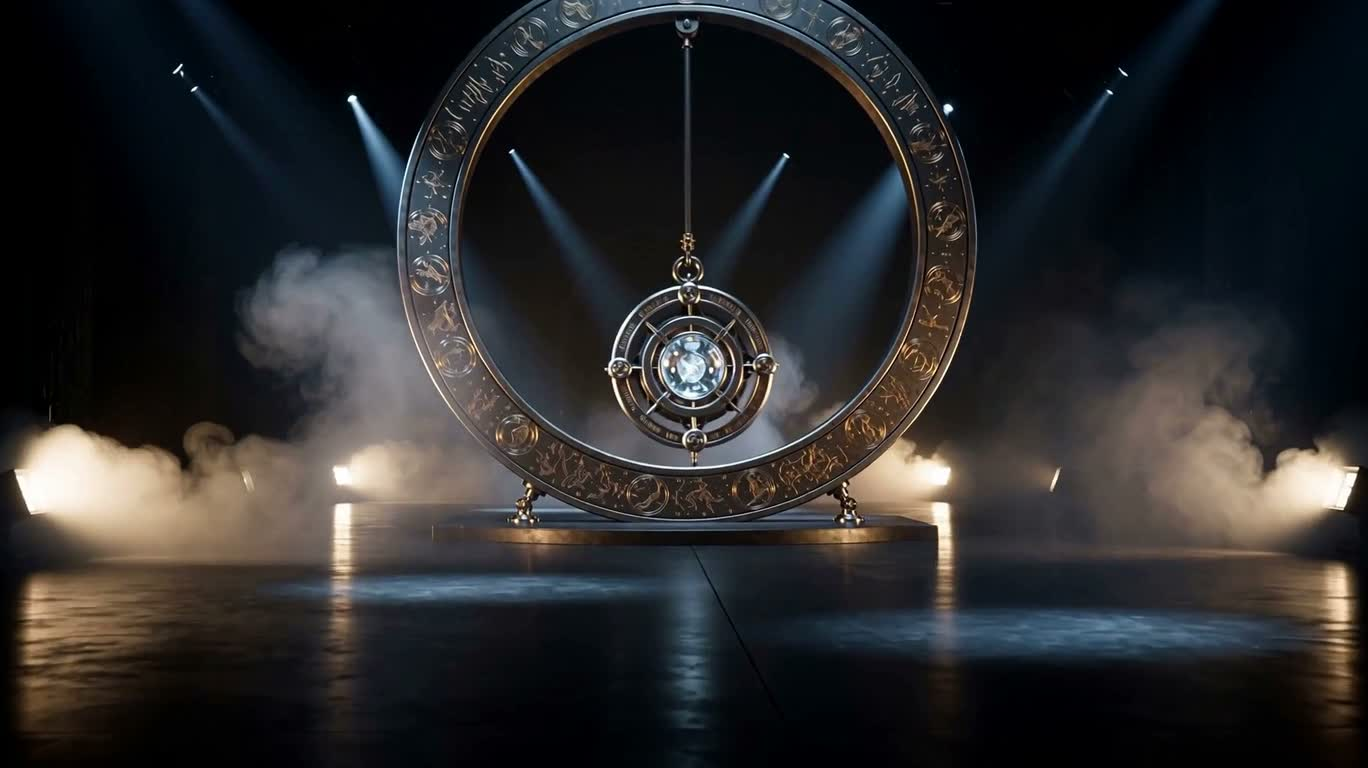 Le Pendule astral dans la brume