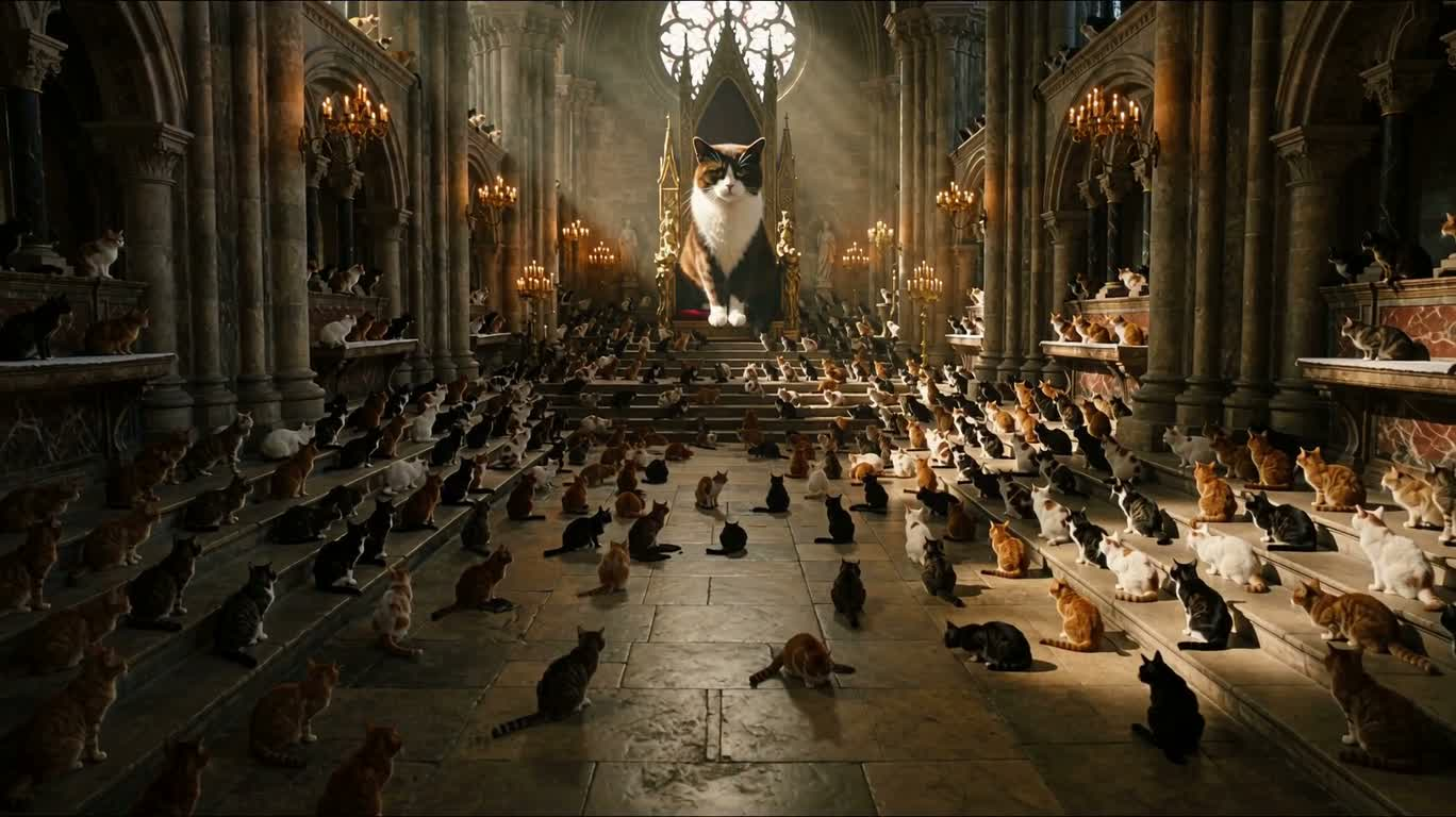 猫の玉座と大聖堂