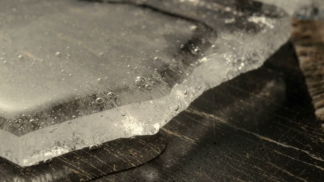 Traces of Ice and Linen Melting