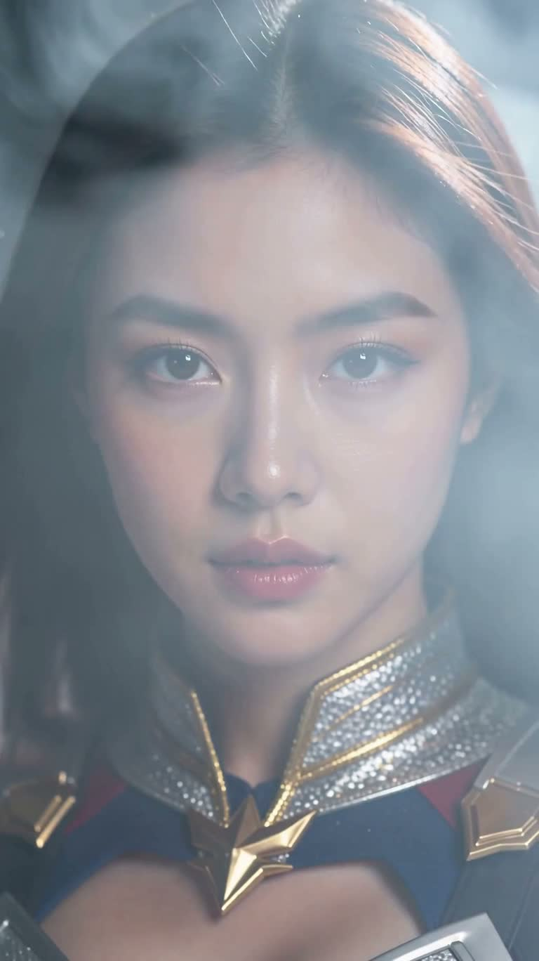 霧の中のフィリピン人女英雄の肖像 — AI video creation