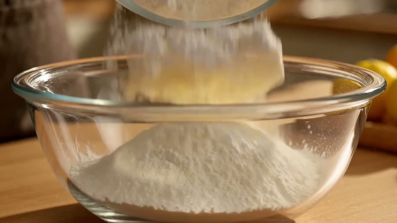 Préparation de pain au sel dans une cuisine à la lumière chaude