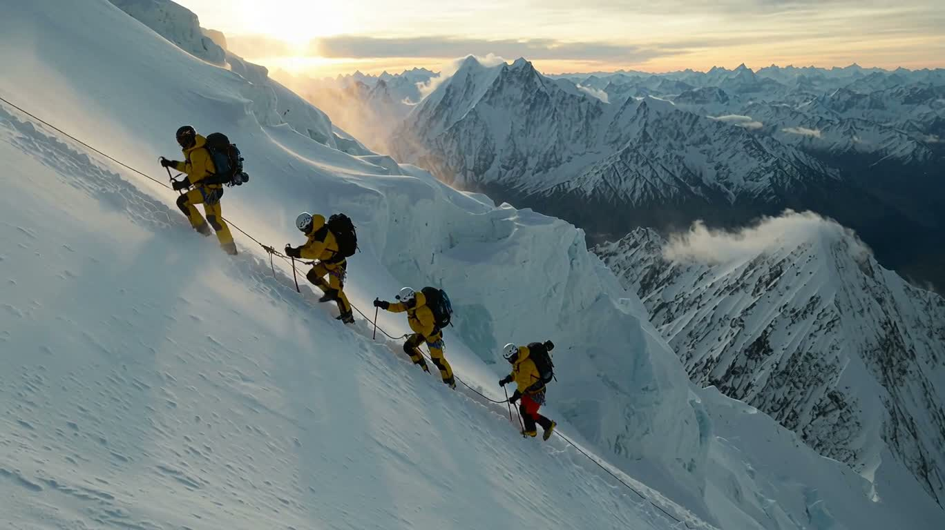 K2雪脊生死攀登