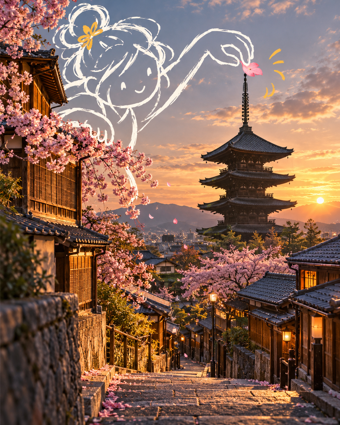 白色涂鸦互动概念旅行艺术 — AI image creation