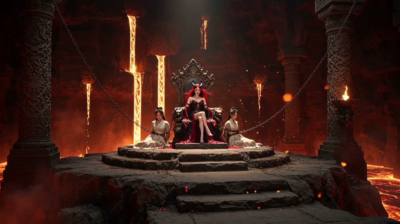 地狱王座上的红发女魔王
