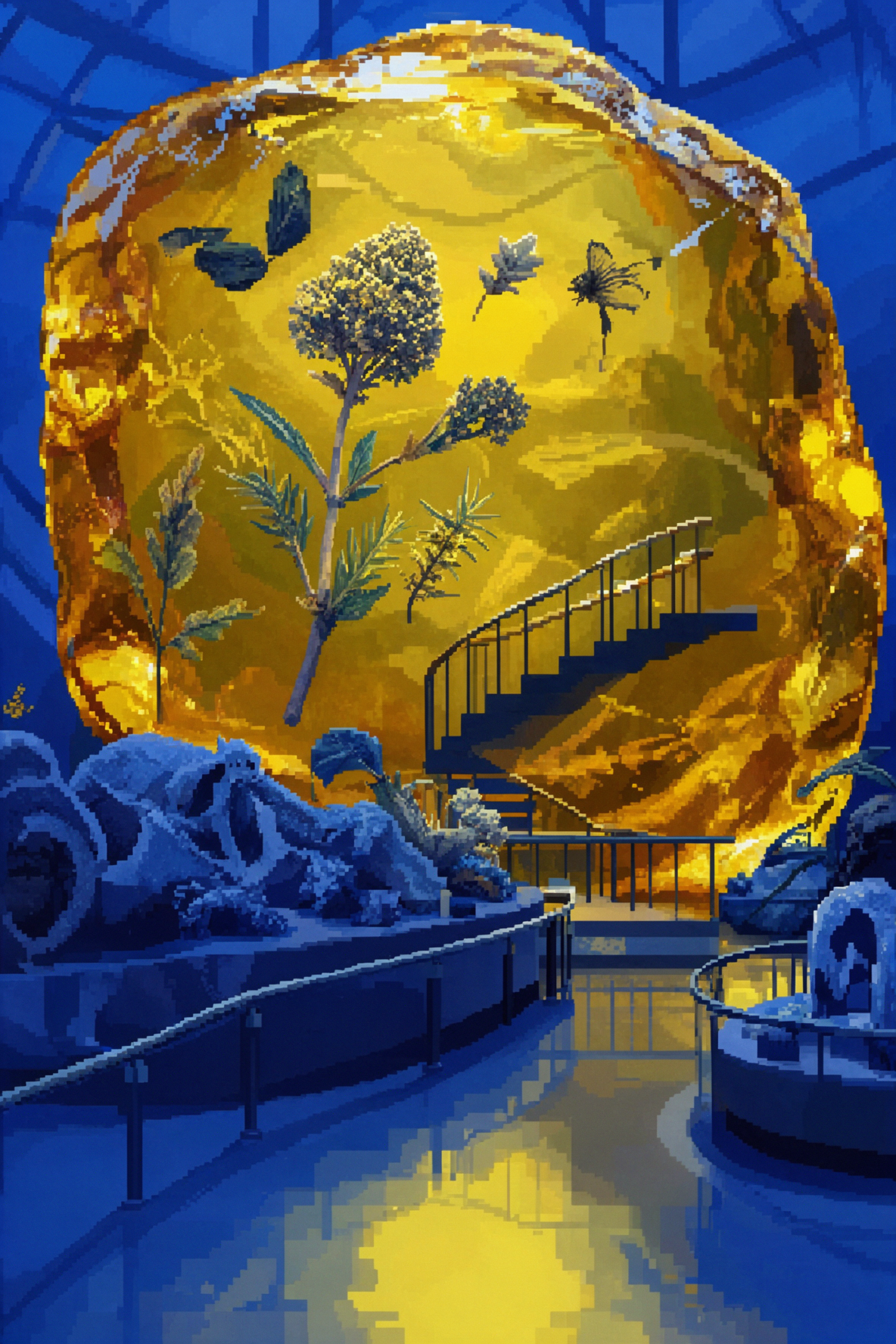 Musée de l'ambre · Art pixel