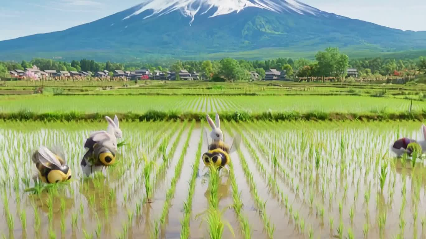ミツバチ大作戦:田んぼの守護者