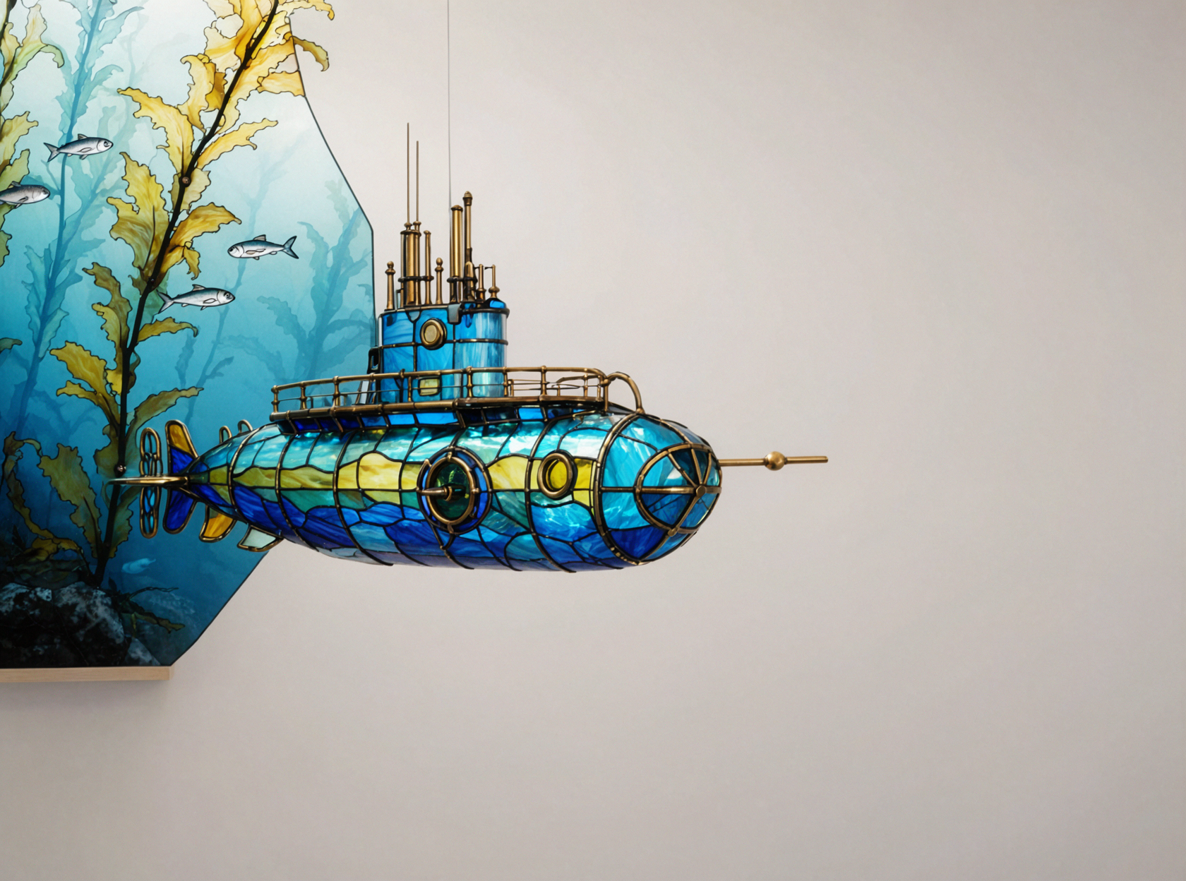 Tàu ngầm kính màu · Kính màu — AI image creation