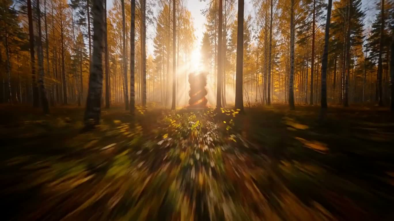 « WILD » dans une tempête de feuilles d'automne