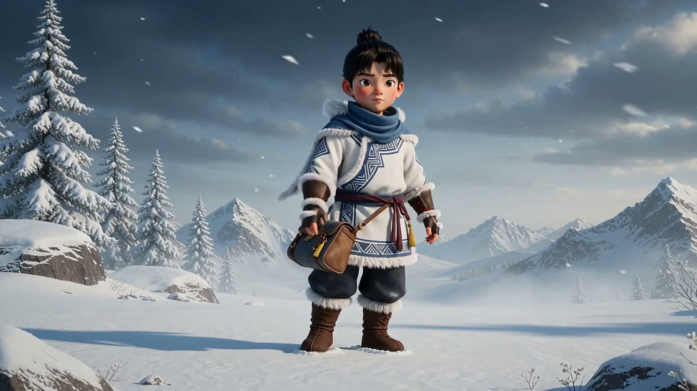 雪原武侠少年角色展示