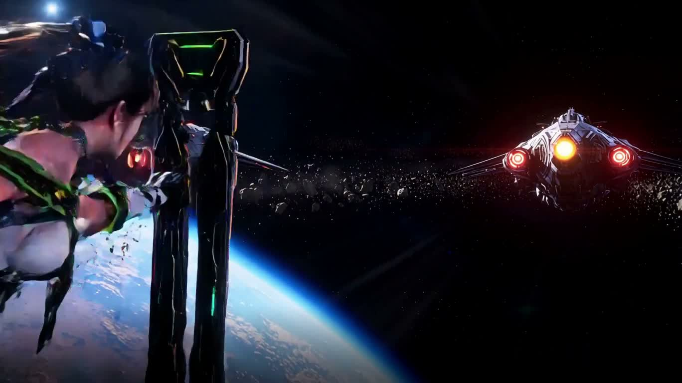 未来装甲女战士的星际空战
