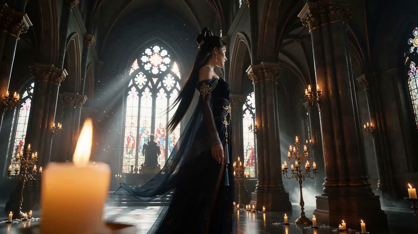 Mỹ nhân võ hiệp trong thánh đường Gothic