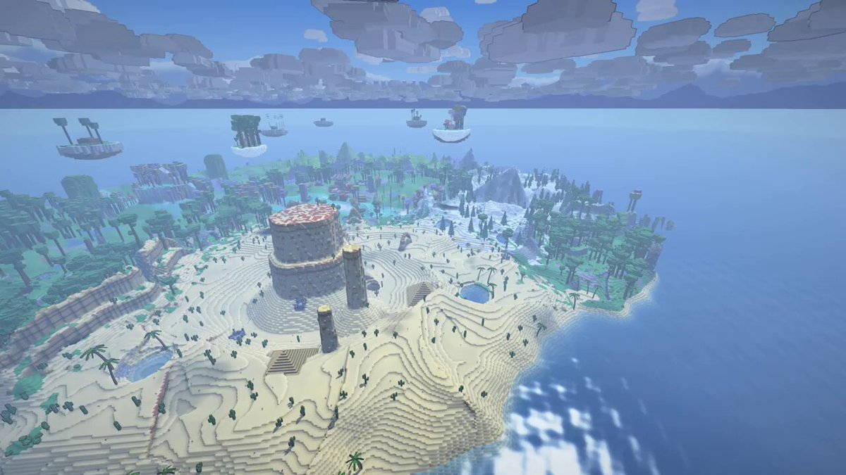 Terraria reconstruit en 3D