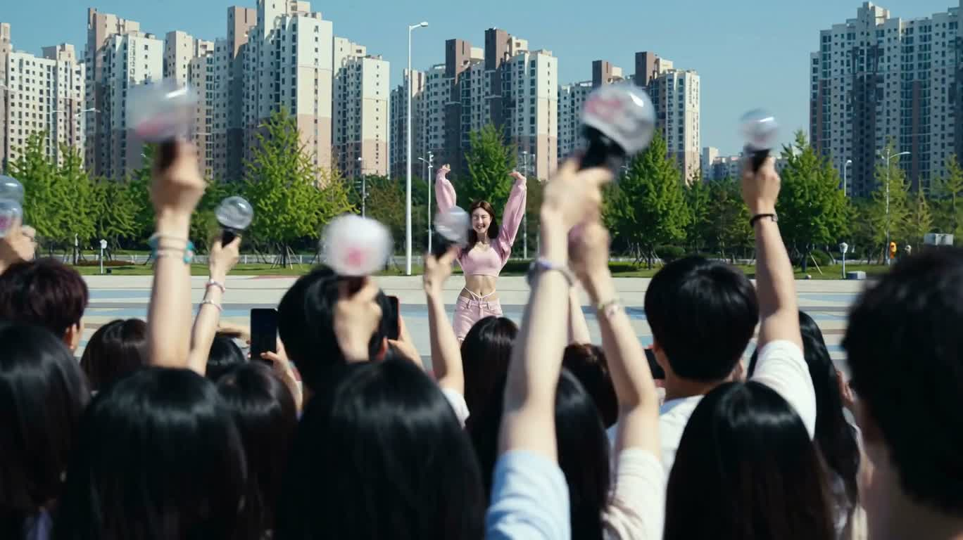 烈日舞台的害羞飞吻