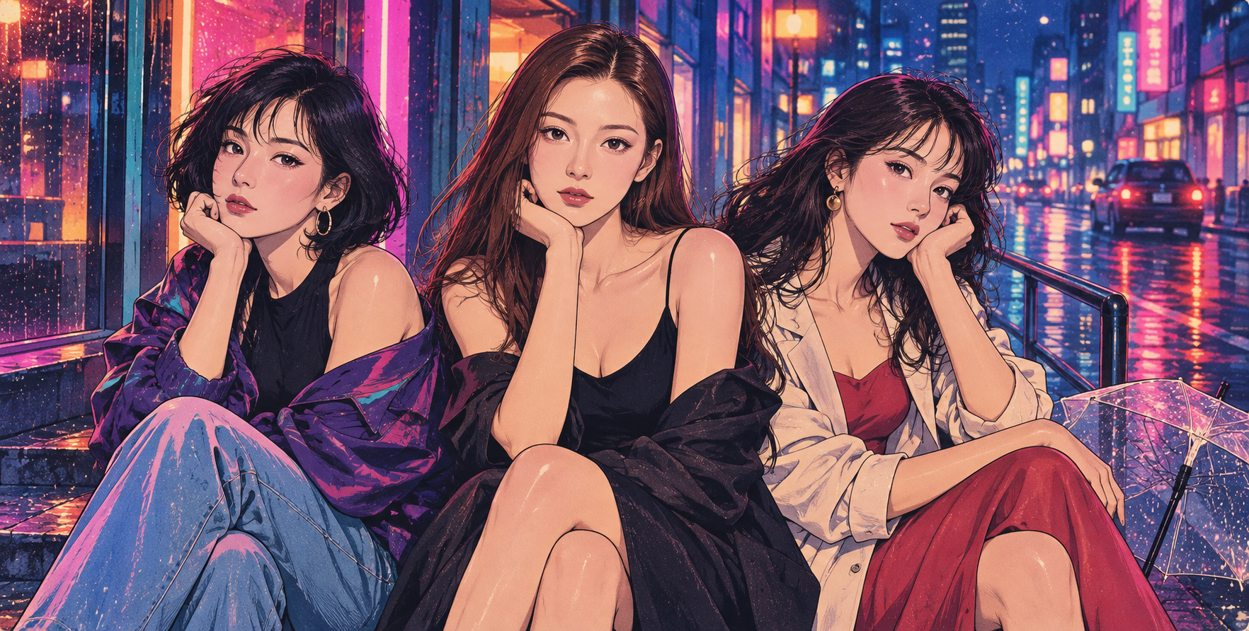 雨后霓虹东京的80年代City Pop三人群像