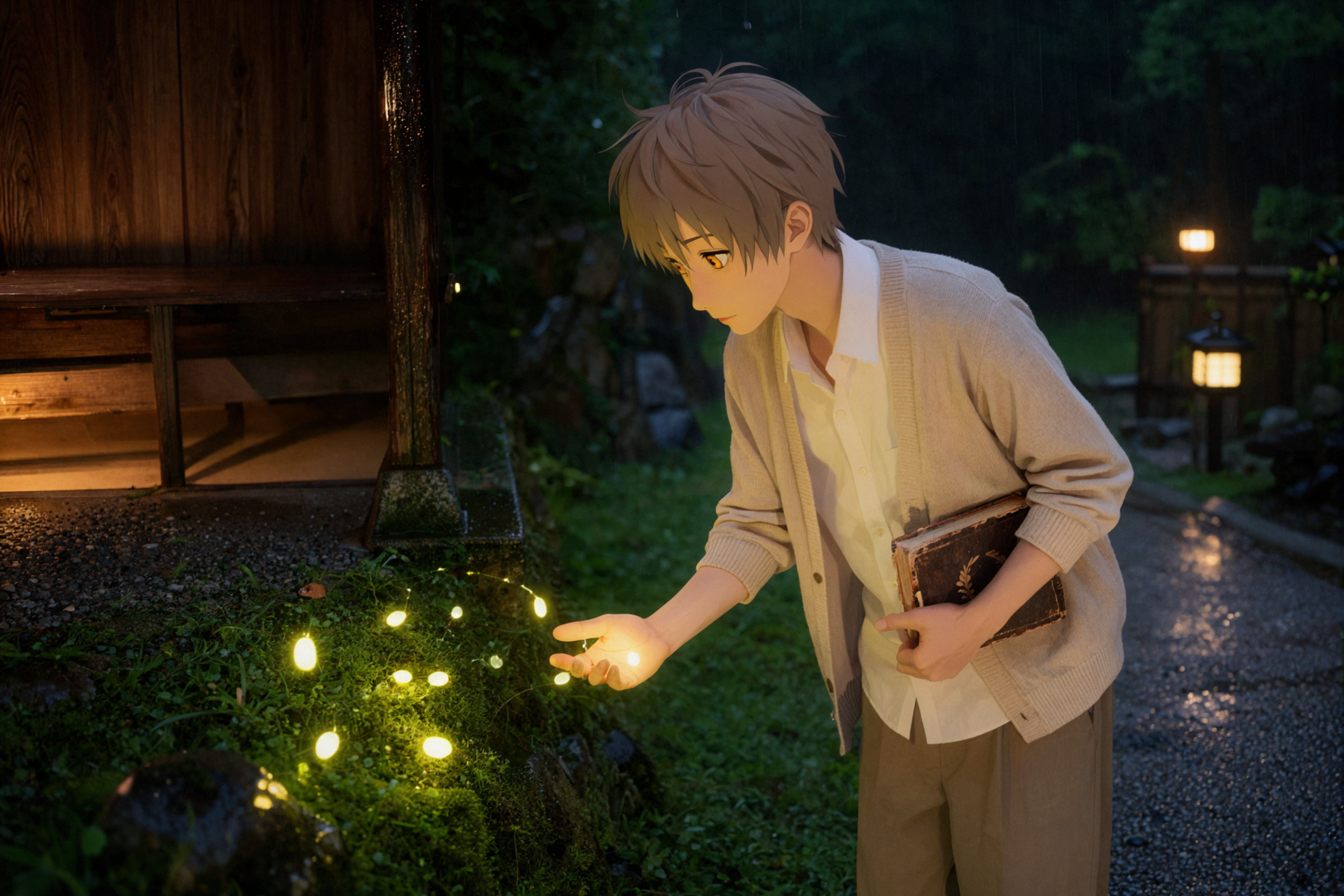 Takashi Natsume · Lucioles guides · Récit en miroir