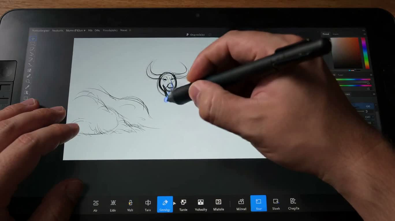 Tablet Digital Painting Time-lapse